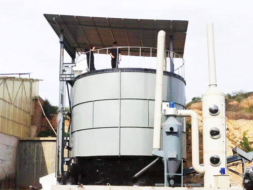 猪粪有机肥发酵罐